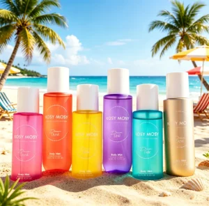 250ML Body Mist Summer Beach Scent Long Lasting Floral Fruity Fragrance Spray Women Refreshing Body Splash