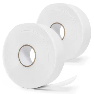 2PCS 2.76″ X 100 Yards Tear Resistant Waxing Paper Non woven Wax Strip Roll for Salon Grade