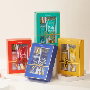 2Pcs Perfume Gift Set for Men Women Home Fragrance Oil Long Lasting Fragrances Body Lotion Spray Bodymist Christmas Gift Box