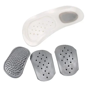 3 4 Insert Insole Flat Foot Correction Massage Orthotic Plantar Fasciitis Orthopedic Arch Support Half Insole