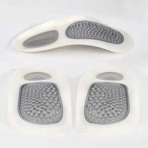 3/4 Orthotic Shoes Inserts Detachable Arch Support X/o Leg Insole for Plantar Pain Relief Flat Foot