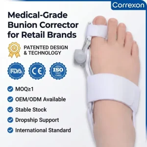 3 in 1 Adjustable Hallux Valgus Orthosis Bunion Splint Set CE ISO FDA Approved OEM Supplier