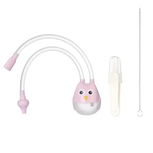 3 in 1 Best Safety Colorful Cartoon Silicone Baby Snot Nose Cleaner Sucker Kit Baby Nasal Aspirator for Newborn Bebe