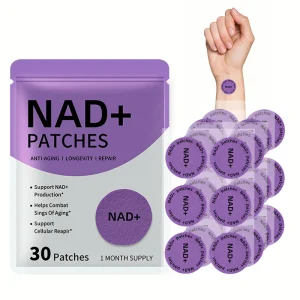 30 Pcs NAD Supplement Transdermal Patches Supports NAD+ Production Boost Energy NAD Patches With NMN Resveratrol