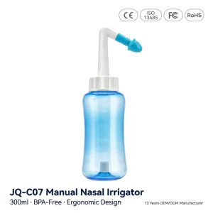 300ml Nasal Wash Bottle Portable Manual Neti Pot Nose Cleaner Factory Direct Sinus Rinse Kit for Kids Adults