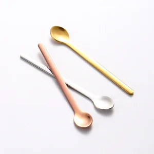 304 Food Grade Stainless Steel Facial Mask Cream Spoon Makeup Tool Smooth Surface Easy Clean Support Custom logo