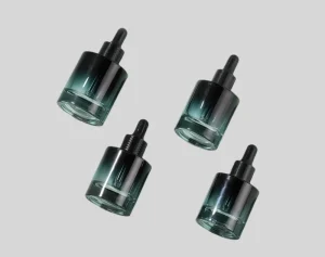30ml 40ml 50ml Thick bottomed Cylindrical Matte Glass Dropper Sealed Essential Oil Bottle