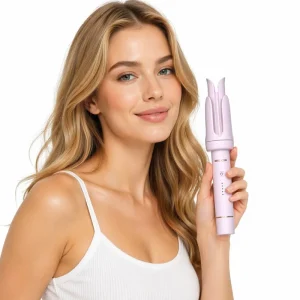 32mm Automatic Rotating Portable Ion Curling Iron with Ceramic Coating and PTC Heating Element Curling Rod