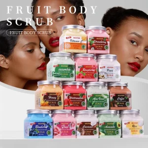 350ML Body Fragrance Cream Scrub Exfoliating & Moisturizing Face & Body Use14 Flavors Whitening Scrub
