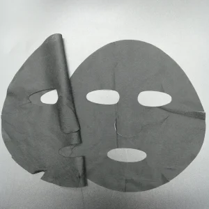 35gsm Black Viscose Spunlace Nonwoven Facial Mask Material Dry Fabric Skin Care Function Face Mask Sheet