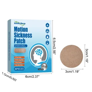 36pcs Portable Herbal Anti Sickness Body Mouth Nasal Patches Eases Travel Sickness Conveniently Use Patches