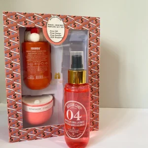 3Pcs Travel Set Perfume Skin Care Gift Set Body Splash Spray Perfume Lotions for Women