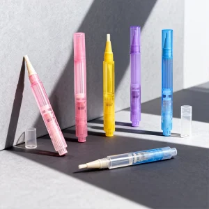 3ml Transparent Nail Nutritional Oil Pen 3g Child Hangnail Oil Pen Home Users Nail Oil Click Pen for Finger Skin Care