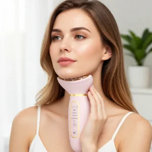 4 Modes Microcurrent Neck Beauty Device USB Rechargeable Face Neck Massage Beauty Instrument Skin Care Tool