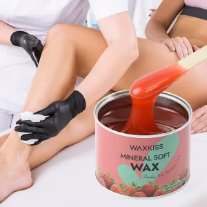 400g Body Depilatory Soft Wax for Women and Men Papaya Milk Strawberry Multiple Flavors to Choose From