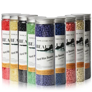 400g Bottle Hard Wax Kit Shaving Air Removal Honey Scented Eyebrow Waxing Cream Body Depilation Hair Removal Beans Bi Waxing