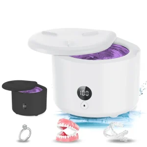 45Khz Ultrasonic Cleaning Jewelry Watch Washing Dental False Teeth Aligner Retainer Mouth Guard Denture Cleaner Household Car