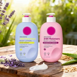 473ml Body Butter Vanilla Cashmere Pomegranate Raspberry Shea Butter 24H Moisturizing Hydrating Dry Skin Care Body Lotion