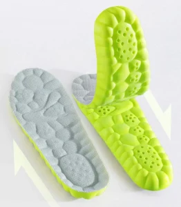4D Cloud PU Insoles for Unisex Children High Elasticity Breathable