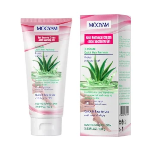 5 Mins Painless Depilatory Natural Organic Aloe Vera Hair Remover Body Hair Removal Cream for Women and Men