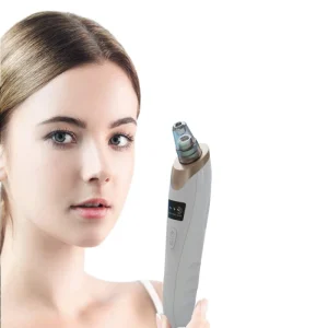 5 in 1 Electric Stainless Steel Nose Cleaner Acne Extractor Tool Black Head Remover Deep Cleansing Vacuum Pore Cleaner for Hands
