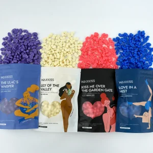 500g Hard Wax Bean Patented Design Love Heart Wax Beads for Body Leg Hand Hair Removal