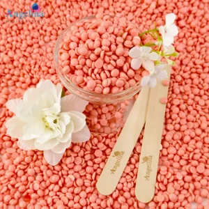 500g Pink Rose Hard Wax Beans Hair Removal Depilatory Waxing for Women and Men Face & Body Use Sensitive Skin