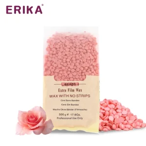500g Private Label Depilatory Hard Wax Beans Hair Removal Hard Wax Beads Custom Color Body Wax