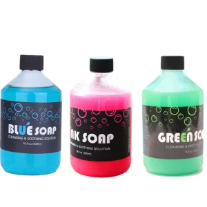 500ml Concentrating Tattoo Green Soap Blue Soap Mild Tattoo Cleaning Soothing Aftercare Solution Liquid Soap for Tattoo Salon