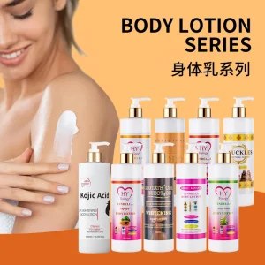 500ml Long lasting Fragrance Body Lotion Dry Skin Lightening Moisturizing Papaya Kojic Acid Body Lotion
