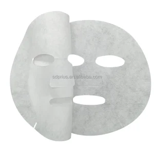 50gsm 100% Pure Cotton Fabric Organic Makeup Skin Care Dry Face Mask Sheet Natural Degradability Facial Face Mask