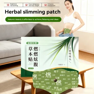 5pcs bag Burning and Dazzling Herbal Patch Lazy Navel Pill Big Belly Patch Acupoints and Belly Patch