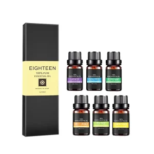 6 Bottles Essential Oil Kit 100% Pure Essential Oil Treatment Grade Massage Essential Oil Gift Set