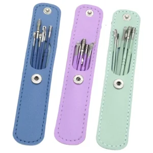 6 Types Ear Wax Cleaner Earpick Curette Remover Earwax Removal Stainless Steel Ear Pick