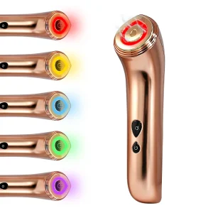 6 in 1 Multi Functional Electric Face Massager Lightweight Microcurrent Facial Device Anti Aging Effective Lifting Device