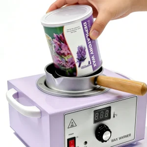 600ML Wax Warmer With Handle Inner Pot Anti Scald Hair Removal Machine for Salon SPA Beauty Care Professional Use
