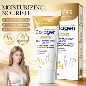 60g Collagen Anti aging Breast Enhancement Cream It Makes the Breasts Firm Plump Round and Upright Nourish Breast Beauty Cream