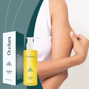 60ml Firming Anti Cellulite Body Shimmer Oil Moisturizer with Hyaluronic Acid & Vitamin C Jojoba Oil Infused Luminous Skin Care