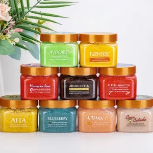 610g Organic Body Care Bath Spa Deep Cleaning Whitening Exfoliating Shea Sugar Scrub