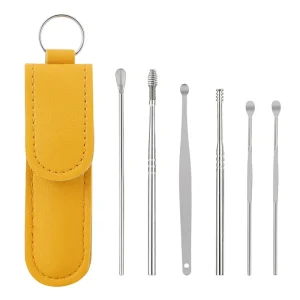 6PCS Earwax Removal Tool Earpick Cleaning Ear Wax Remover Kit Gadgets