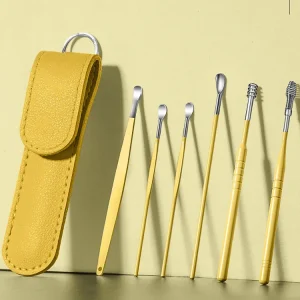 6pcs Ear Pick Earwax Removal Kit Earpick Set Professional Ear Cleaning Tool Set