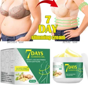 7 Days Ginger Slimming Cream Fast Weight Loss Leg Waist Cellulite Fat Burning Massage Cream Whitening Lifting Body Care