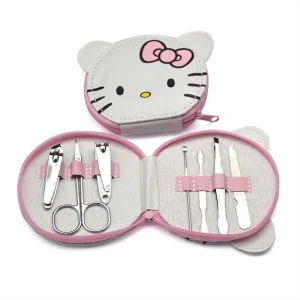 7 in 1 Stainless Steel Personal Nail Care Tools Travel Grooming Kit Mini Pedicure Manicure Set