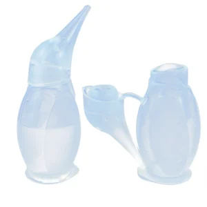 75ml Silicone Suction Device Baby Safe Penguin Nasal Aspirator Nose Cleaner