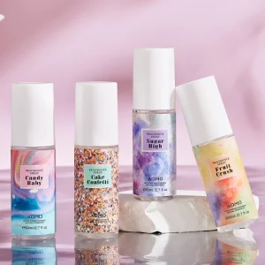 80ml Alcohol Free Fragrance Spray Long Lasting Body Mist Hair Perfume Sugar High Fruit Crush Candy Baby Women