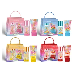88ml Body Mist 88g Body Lotion Set Young Women’s Long Lasting Fruity Sweet Macaron Vanilla Pastry Berry Perfume Gift