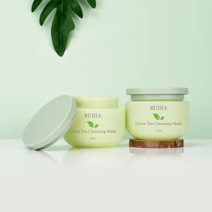 8oz 250g HDPE Plastic Hand Hair Skin Care Lotions Lip Scrub Pot Body Butter Scrub Container Green Cosmetic Cream Jar