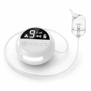 9 Suction Level Automatic Nose Cleaner 68Kpa Suction Power 3 Silicone Tips Soothing Function Nasal Aspirator Music 2600mAh Latex