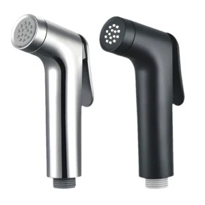 ABS Plastic Bidet Sprayer Set Wall Mounted Handheld Shattaf Toilet Shower Kit for Bathroom Hygiene