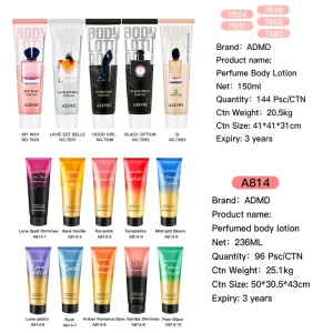 ADMD Fragrance Firming Body Lotion Multi scented Natural for Women Hyaluronic Acid Female Lotion